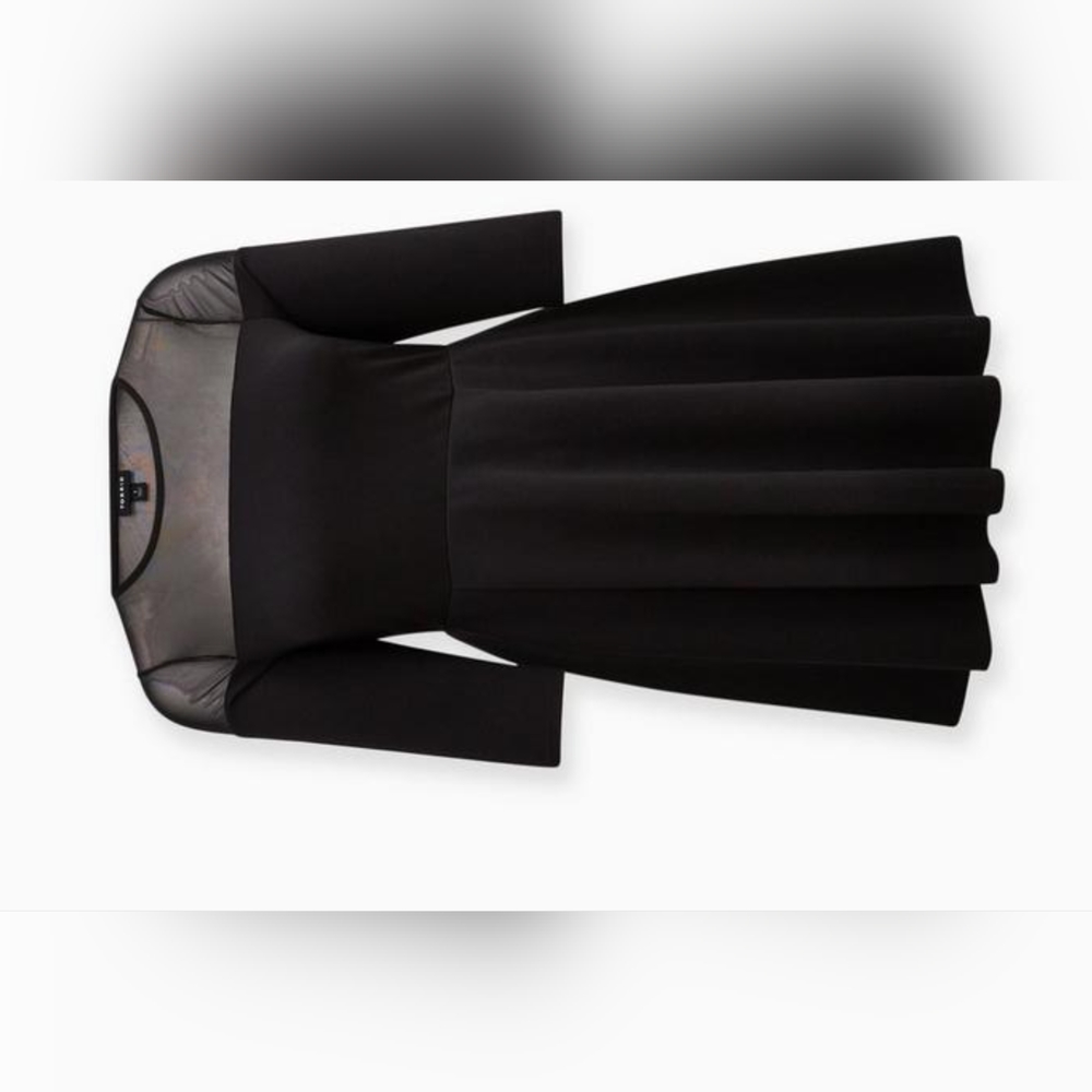 Torrid mesh skater black dress